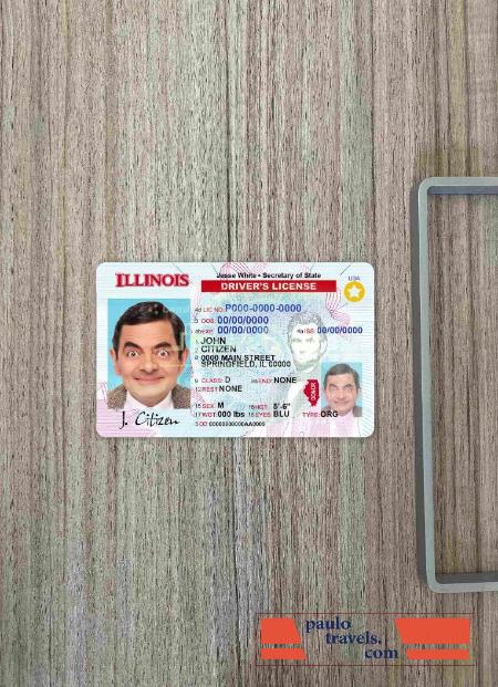 USA Illinois DL photolook FRONT PSD template